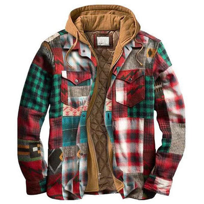 Chaqueta Hoodie Suelta Estampada - Image 11