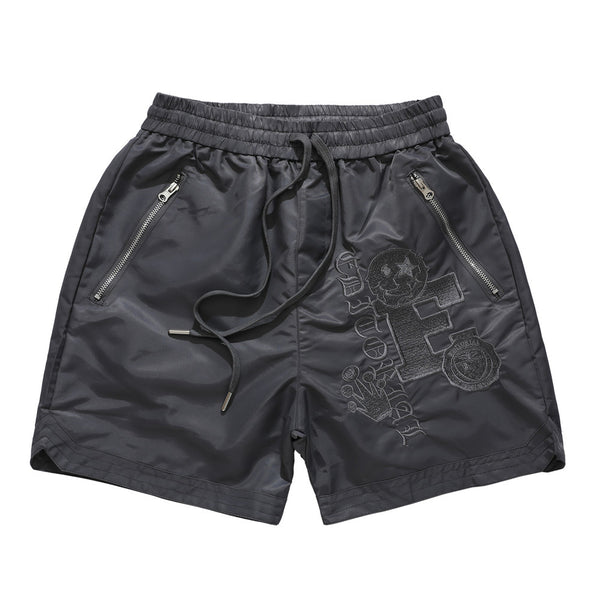 Shorts Deportivos Ligeros con Letras Bordadas para Hombre