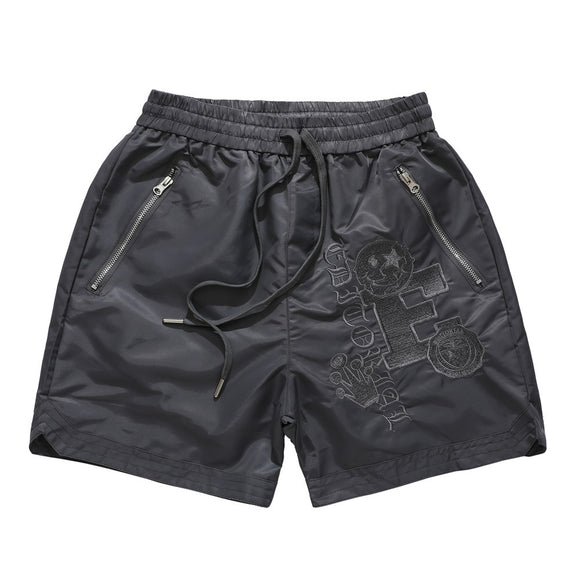 Shorts Deportivos Ligeros con Letras Bordadas para Hombre