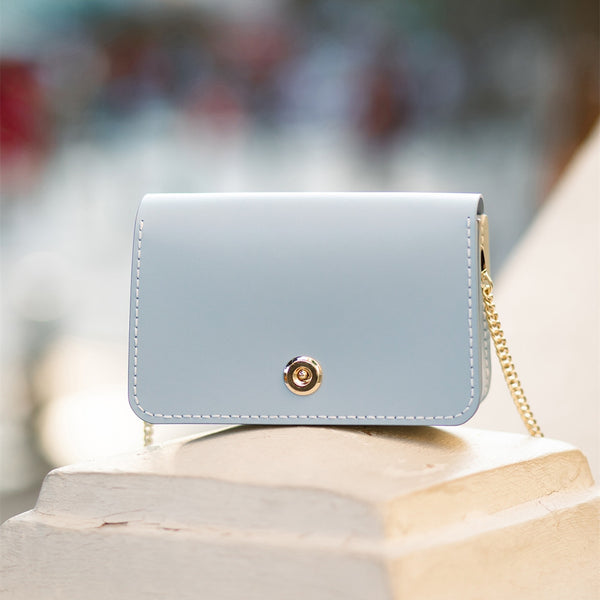 Bolsa Bandolera Cuadrada Artesanal DIY para Mujer