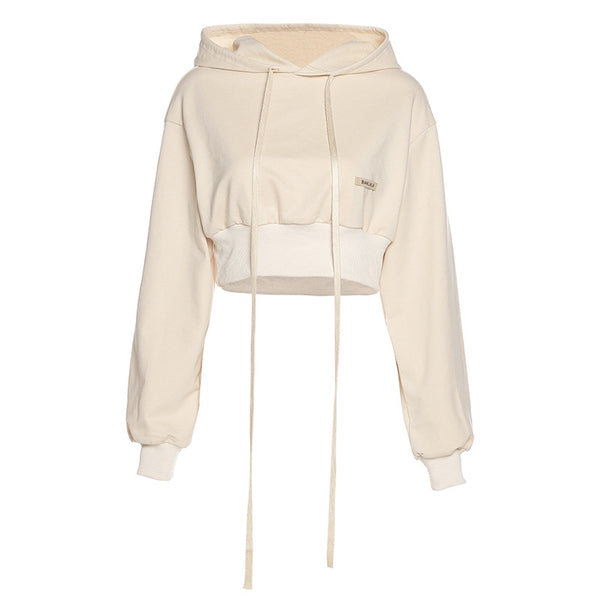 Sudadera Holgada con Capucha y Escote Ombliguero - Versátil para Cualquier Ocasión