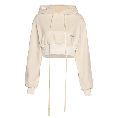 Sudadera Holgada con Capucha y Escote Ombliguero - Versátil para Cualquier Ocasión