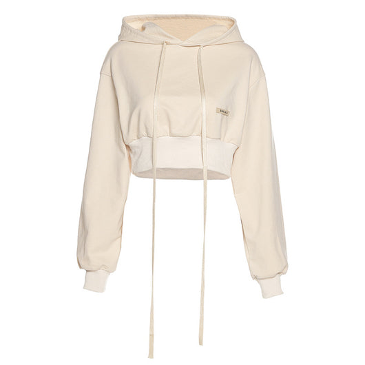 Sudadera Holgada con Capucha y Escote Ombliguero - Versátil para Cualquier Ocasión