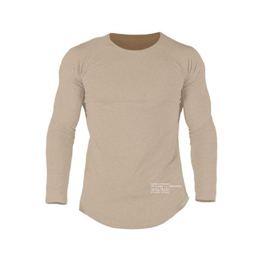 Playera Deportiva de Manga Larga para Hombre - Ajuste Elástico y Transpirable - Image 8