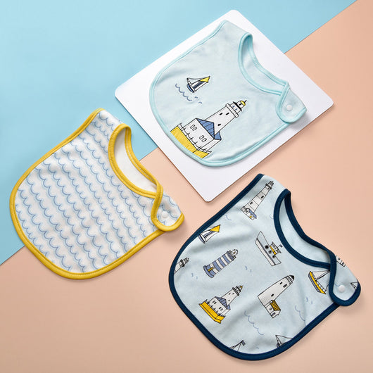 Babero de Algodón Estampado Impermeable para Bebé - Image 15