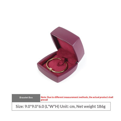 Estuche de Microfibra y Piel de Oveja para Joyas, Anillos, Collares y Aretes - Image 5