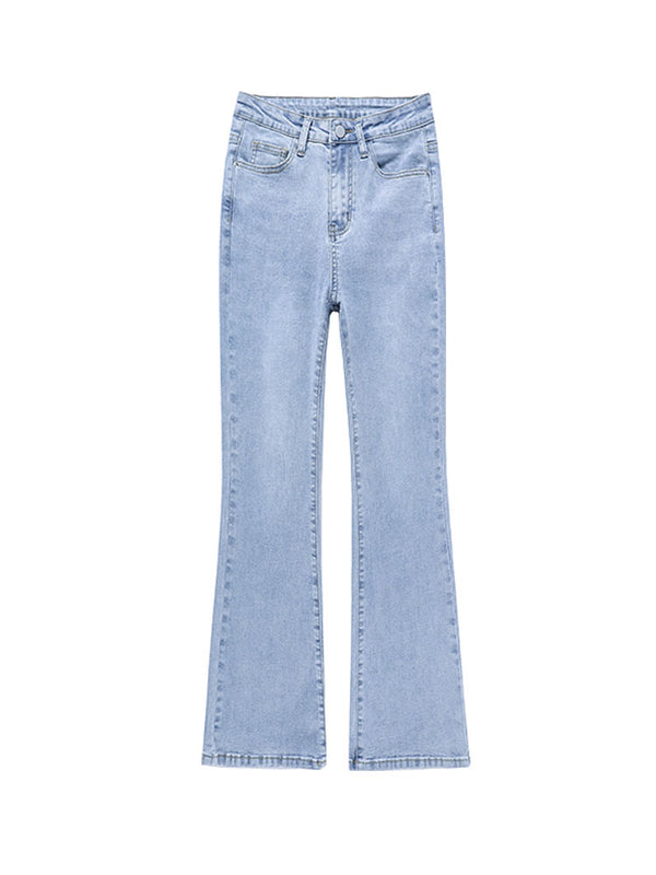 Pantalón Cropped Acampanado Cintura Alta Reductor para Mujer