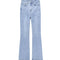 Women's High Waisted Flared Cropped Pants with Tummy Control
