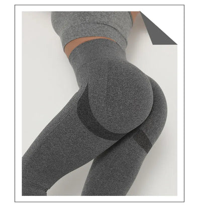 Traje de Yoga Largo Ajustado de Cintura Alta con Manga Larga - Image 45