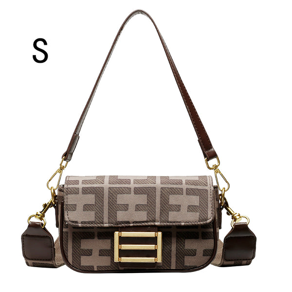 Bolsa Mensajera de Lona Estilo Retro con Correa Simple
