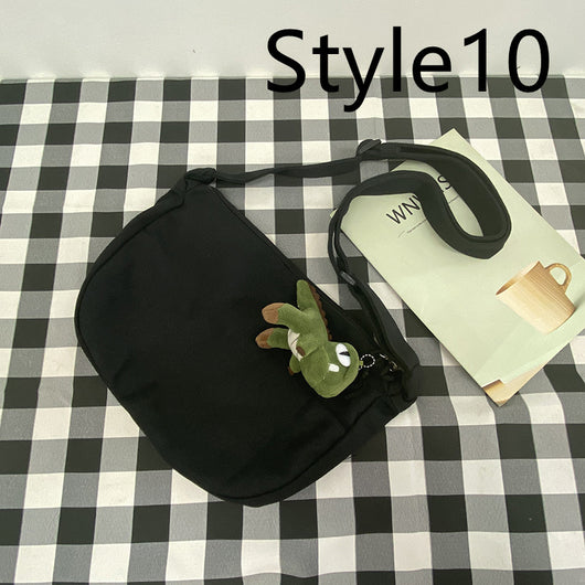 Bolsa Mensajero de Lona para Hombre - Bolso de Hombro Ligero y Versátil - Image 11