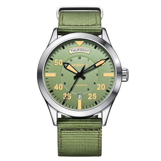 Reloj Mecánico Automático Resistente al Agua con Correa de Nylon - Image 7