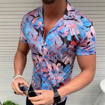 Camiseta Estampada de Manga Corta para Hombre - Image 3