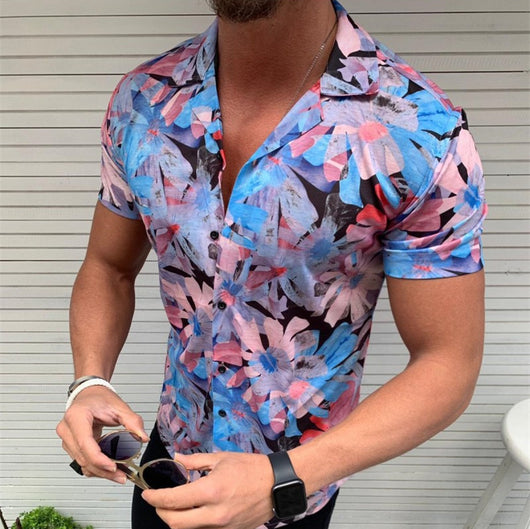 Camiseta Estampada de Manga Corta para Hombre - Image 3