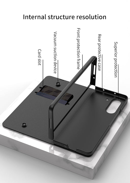 Funda de Cristal Protectora para Galaxy Z Fold5 - Diseño Flip Creativo - Image 39