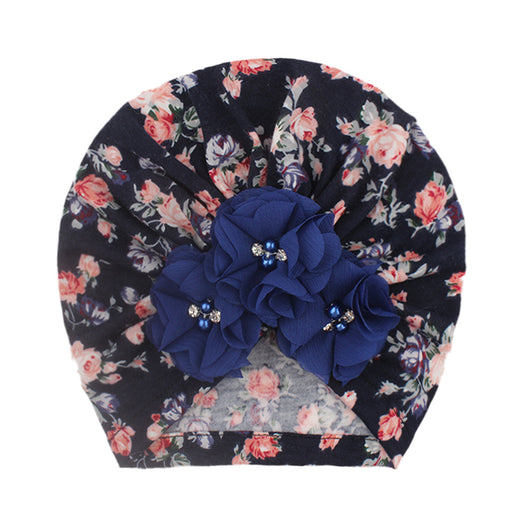 Gorro Turbante Floral para Bebé Niña - Beanie con Diseño Elegante - Image 8