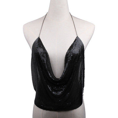 Cadena de Cuerpo Exagerada con Lentejuelas - Collar Personalizado Estilo Europa - Image 4