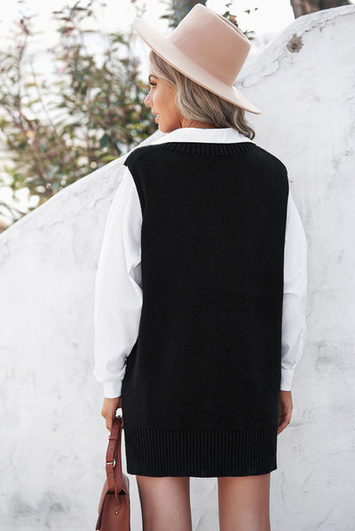 Chaleco Tejido Liso para Mujer - Estilo Casual y Versátil - Image 5