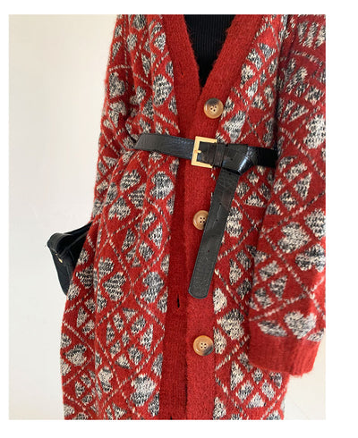 Cardigan Tejido Suelto Estilo Relajado para Otoño - Image 8