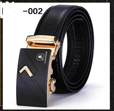 Cinturón de Cuero Ejecutivo para Hombre con Hebilla Automática de Dos Capas - Image 11