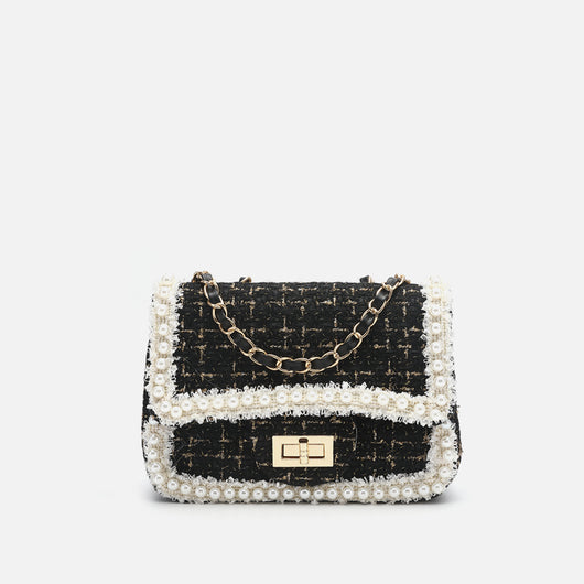 Bolso Mensajero Pearl Cuadrado Pequeño