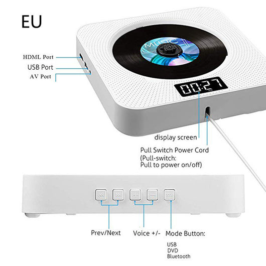 Reproductor de DVD y CD Montable en Pared con Calidad HD - Image 20