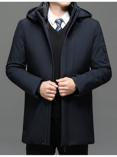 Abrigo de Algodón Grueso Talla Grande para Hombre - Image 20