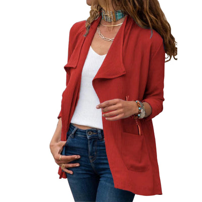 Chaqueta Cardigan Ligera de Manga Larga - Básico Versátil para Todos los Días - Image 7