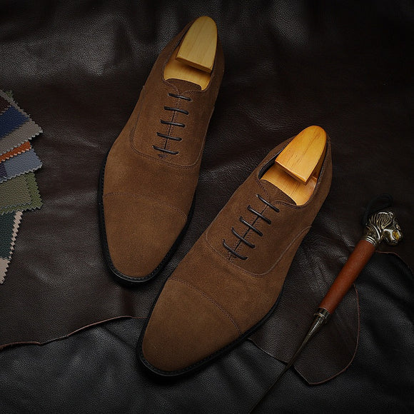 Zapatos de Cuero Ejecutivos con Articulación Flexible para Hombre