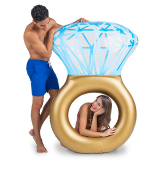 Flotador Anillo Diamante Inflable para Adultos - Piscina y Playa - Image 5