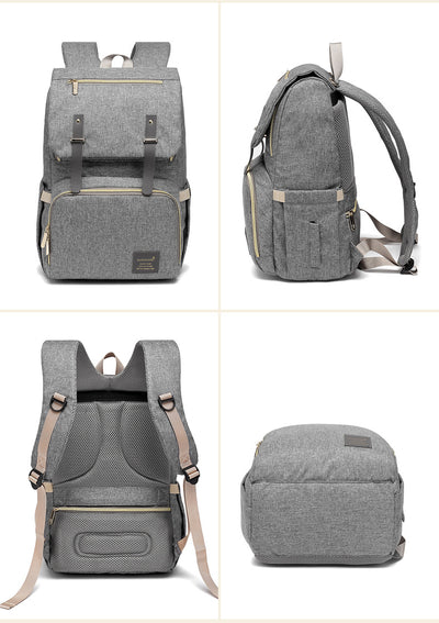 Mochila Maternal Térmica Impermeable con Carga USB y Calentador de Biberones - Image 19