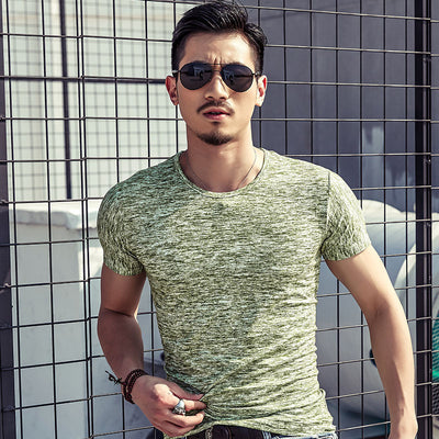 Camiseta Slim Fit de Manga Corta para Hombre - Image 13