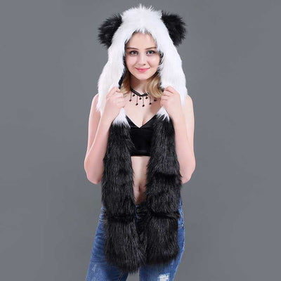 Conjunto Infantil 3 en 1: Gorro, Bufanda y Guantes con Diseño Animal de Peluche - Image 4