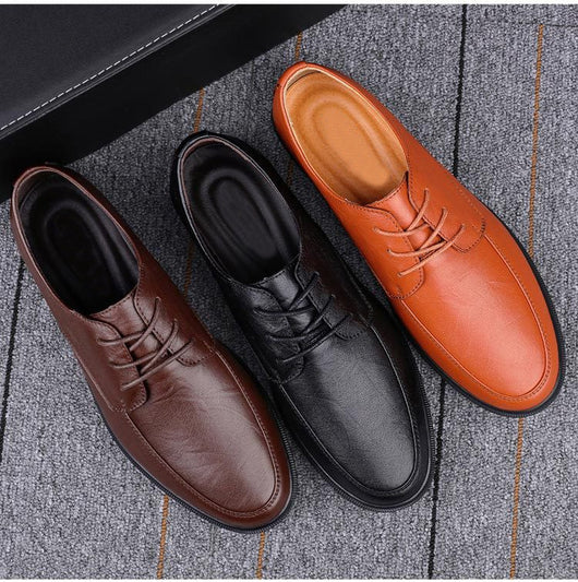Zapatos Casuales de Cuero para Hombre con Suela Suave - Image 10