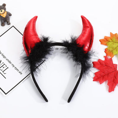 Diadema de Cuernos de Demonio para Decoración y Actuación de Halloween - Image 5