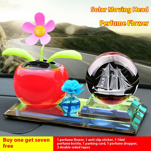 Adorno Perfumado para Auto con Cabeza Móvil y Cristal Tallado - Image 11