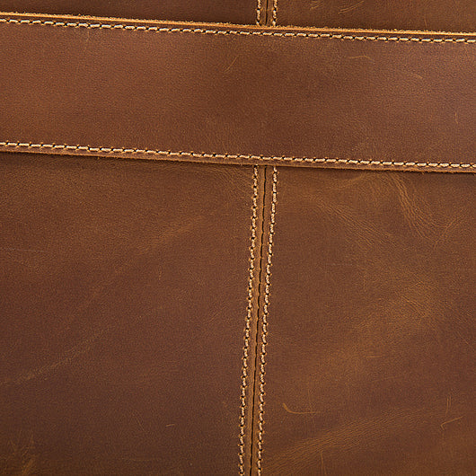 Bolso de Cuero Vintage Crazy Horse para Hombre - Image 8