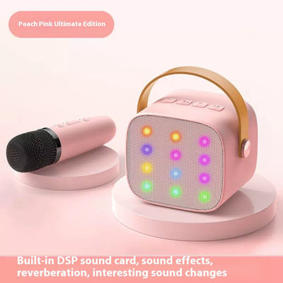 Parlante Bluetooth Mini con Luces LED y Micrófono Inalámbrico para Niños - Image 22
