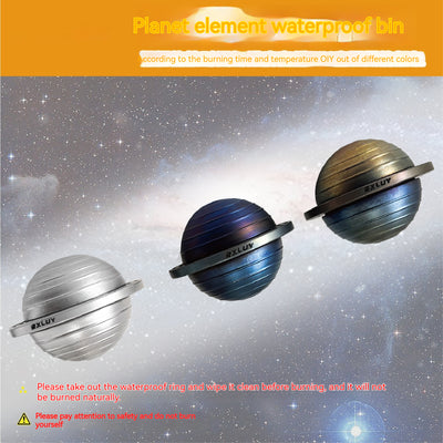 Pastillero Hermético de Titanio Puro con Llavero Impermeable