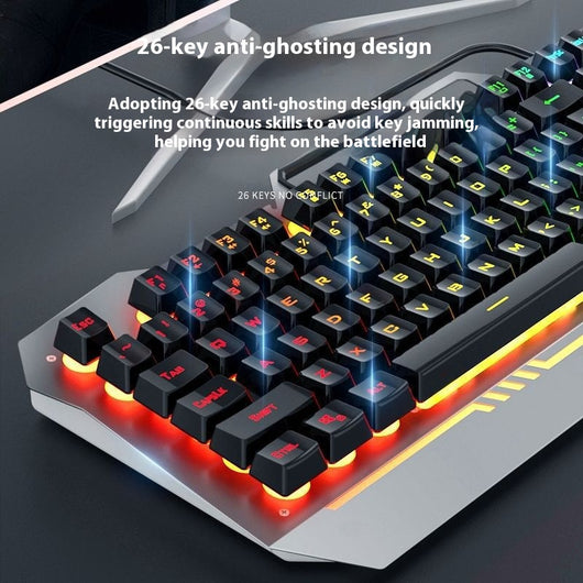 Bundle Completo: Teclado Mecánico, Ratón Alámbrico y Audífonos Gaming - Image 4