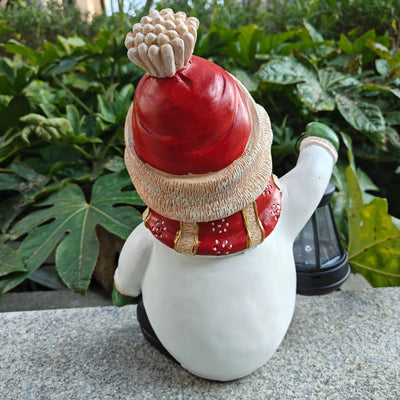 Lámpara Decorativa Navideña con Muñeco de Nieve en Resina - Image 38