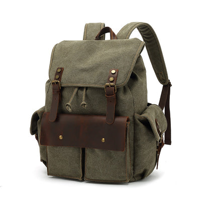 Mochila Retro de Lona Resistente - Image 10