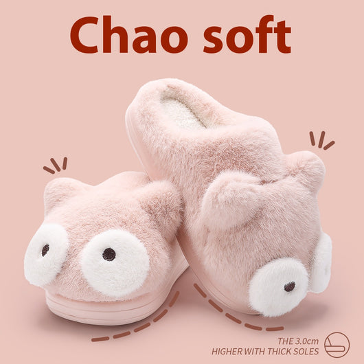 Pantuflas Cálidas Antideslizantes con Suela Gruesa para Casa - Image 9