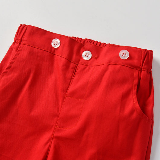 Conjunto Formal de Tirantes y Corbatín a Cuadros para Niños - Image 8