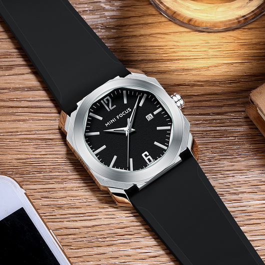 Reloj Deportivo Hombre con Banda de Silicona Resistente al Agua - Image 8