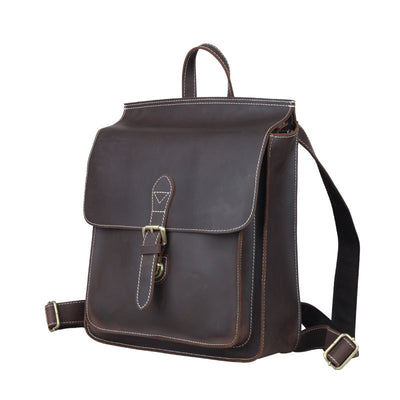 Mochila de Cuero Estilo British College - Image 4