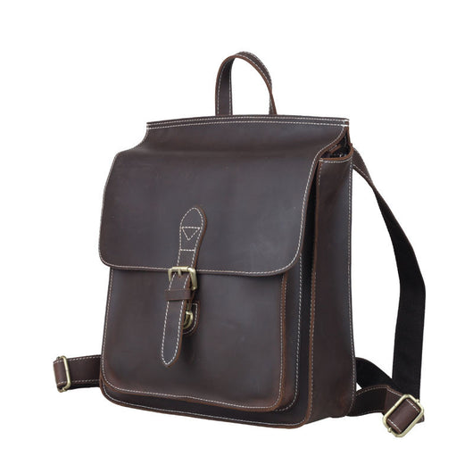 Mochila de Cuero Estilo British College - Image 4