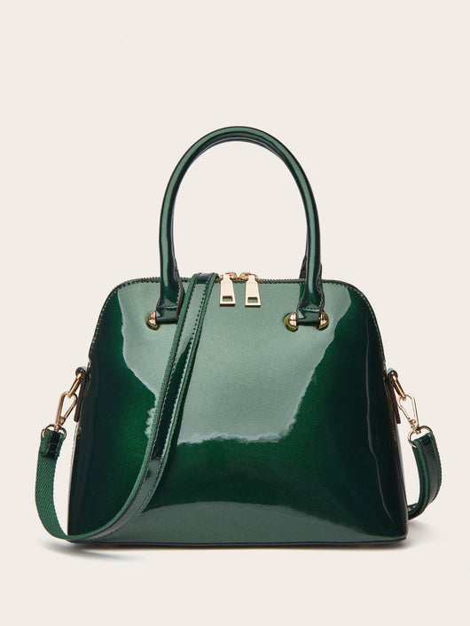 Bolso Tote Brillante para Mujer con Asa de Hombro - Image 7