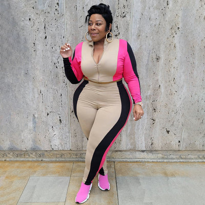 Conjunto Deportivo con Chaqueta y Pantalón de Contraste - Image 7