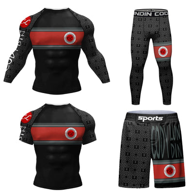 Conjunto Deportivo Hombre 4 Piezas con Impresión Digital, Secado Rápido y Stretch - Image 25